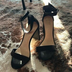 Mix No. 6 Black Suede Heels